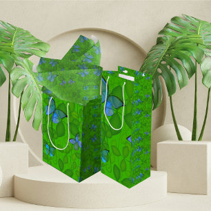 Sac Cadeau Moyen Rêves de la Forêt Tropicale Vigne Papillon Toutes 