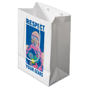 Sac Cadeau Moyen RICK ET MORTY™ Respectez vos engrenages