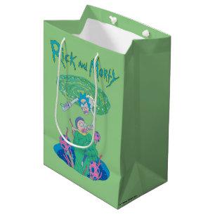 Sac Cadeau Moyen RICK ET MORTY™ Secourt du portail