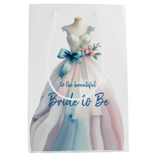 Sac Cadeau Moyen Robe de mariée Baby Shower Future Bride