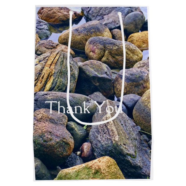 Sac Cadeau Moyen Rochers colorés (Dos)