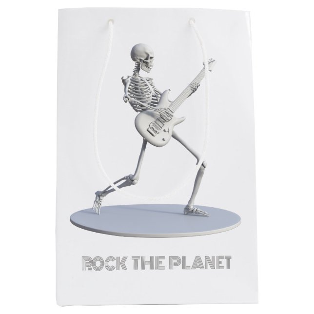 Sac Cadeau Moyen Rock The Planet (Devant)