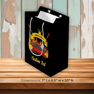 Sac Cadeau Moyen Roi du Grill