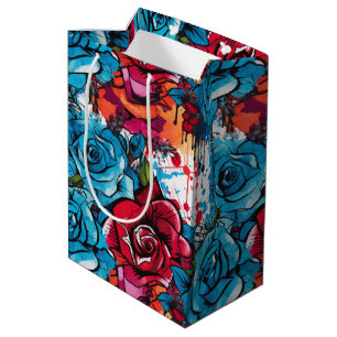 Sac Cadeau Moyen Rose Graffiti tenue de rue urbaine