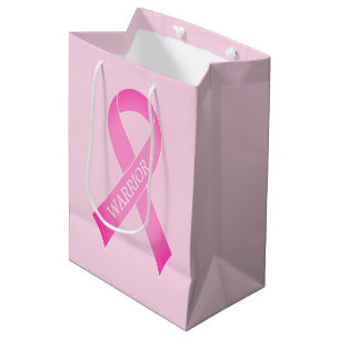 Sac Cadeau Moyen Rose ribbon brast cancer awareness custom