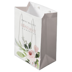 SAC CADEAU MOYEN ROSE ROSE ROSE DOUCE ROSE FLORALE PREMIER SAINT CO