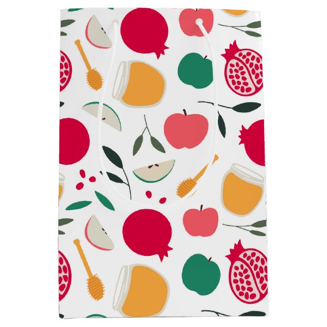 Sac Cadeau Moyen Rosh Hashanah (Devant)