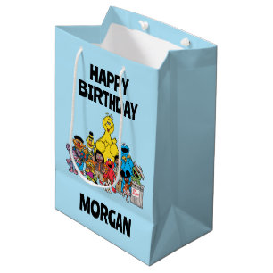 Sac Cadeau Moyen Rue Sésame Sesame Pals Joyeux anniversaire
