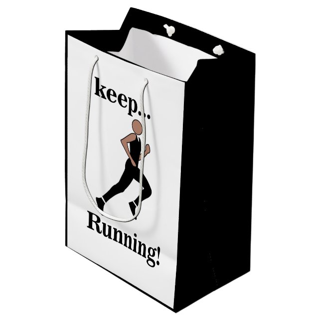 Sac Cadeau Moyen Runner Sports sportifs sportifs (Devant Angle)