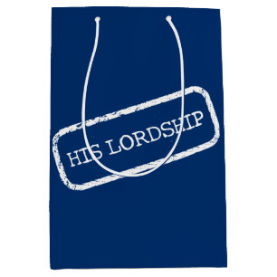 Sac Cadeau Moyen "Sa seigneurie"