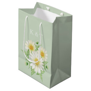 Sac Cadeau Moyen Sac à cadeaux moyen Fleurs de marguerite