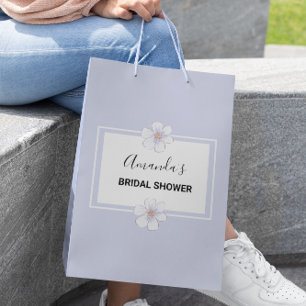 Sac Cadeau Moyen Sac-cadeau moyen pour la fête prénuptiale à fleurs