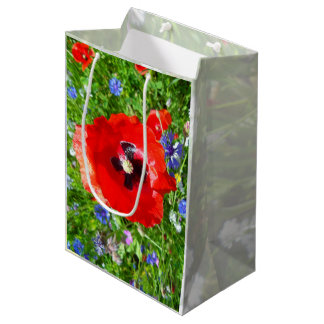 SAC CADEAU MOYEN SAC-CADEAU PRAIRIE DE FLEURS SAUVAGES