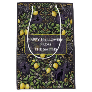 Sac Cadeau Moyen Sac Halloween moyen Gift Bag Citron gothique
