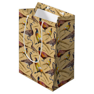 Sac Cadeau Moyen Sacs-Cadeaux Phéasants Et Oies