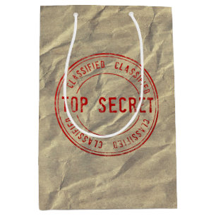 Sac Cadeau Moyen Sacs-cadeaux pour le papier glacé secret le plus