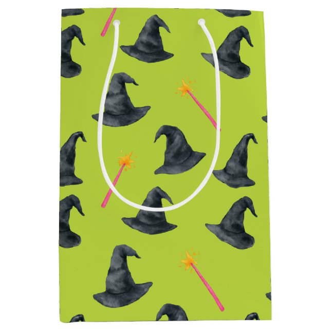 Sac Cadeau Moyen Sacs-cadeaux Wicked Good Rose & Green Witchrap (Devant)