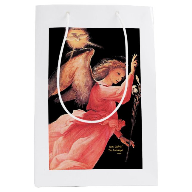 Sac Cadeau Moyen Saint Gabriel l'Archange (Devant)