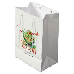 Sac Cadeau Moyen Saint-Guacamole Fiesta Baby shower PERSONNALISÉ