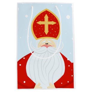 Sac Cadeau Moyen Saint Nicolas