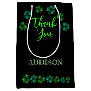 Sac Cadeau Moyen Saint Patrick Day Anniversaire Faisons shamrock