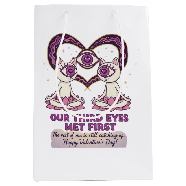 Sac Cadeau Moyen Saint-Valentin spirituel (Devant)