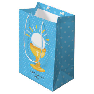 Sac Cadeau Moyen Sainte Communion * choisir la couleur arrière - pl