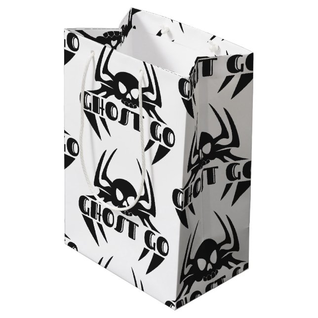 Sac Cadeau Moyen Saison Éffrayante de Ghost Go (Dos Angle)