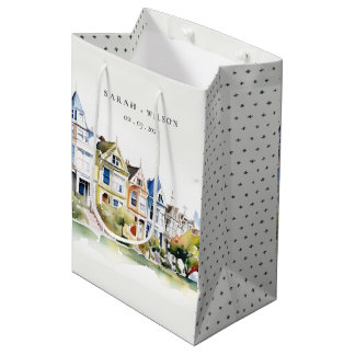Sac Cadeau Moyen San Francisco Painted Ladies Landscape Wedding