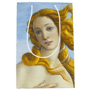Sac Cadeau Moyen Sandro Botticelli - Naissance de Vénus Gros plan