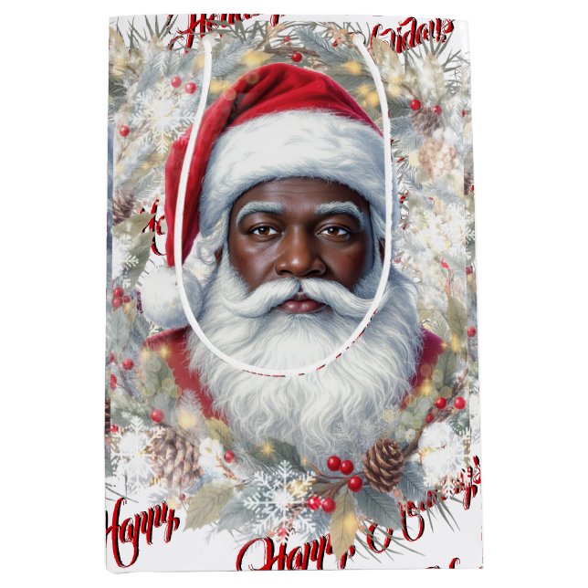 Sac Cadeau Moyen Santa Gift Bag (Devant)