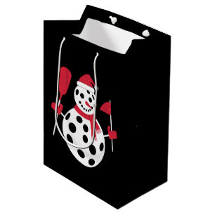 Sac Cadeau Moyen Santa Hat Snowman Famille Xmas Correspondant Pickl