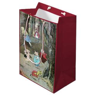 Sac Cadeau Moyen Scène de cru de caractères de conte de fées