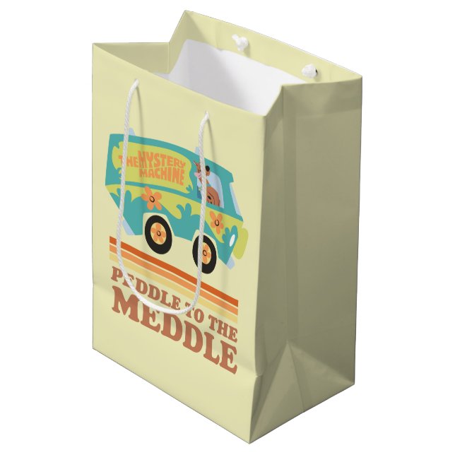 Sac Cadeau Moyen Scooby-Doo Mystery Machine "Peddle to the Meddle" (Devant Angle)