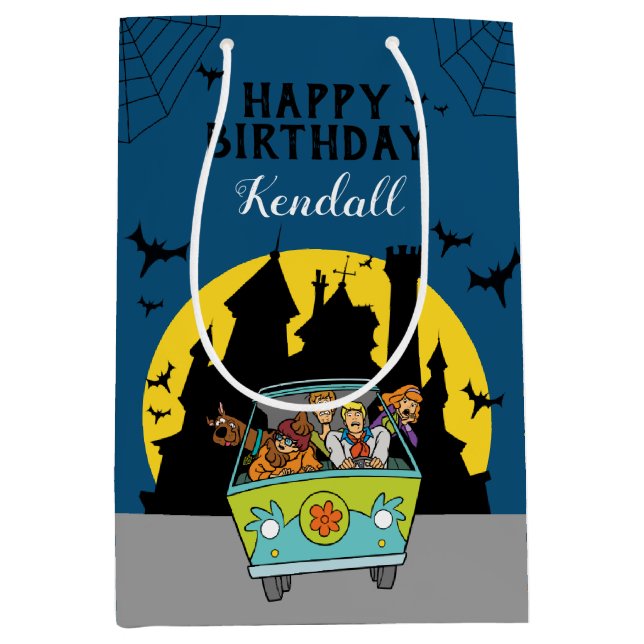 Sac Cadeau Moyen Scooby Doo Spooktacular Halloween Anniversaire (Devant)