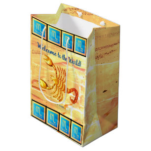 Sac Cadeau Moyen Scorpion Baby Scorpio (24 Oct - 21 Nov)