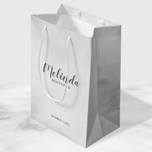 Sac Cadeau Moyen Script moderne, Bridesmaitres personnalisées