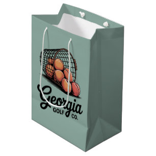 Sac Cadeau Moyen Seau de gamme Green Georgia Golf Co
