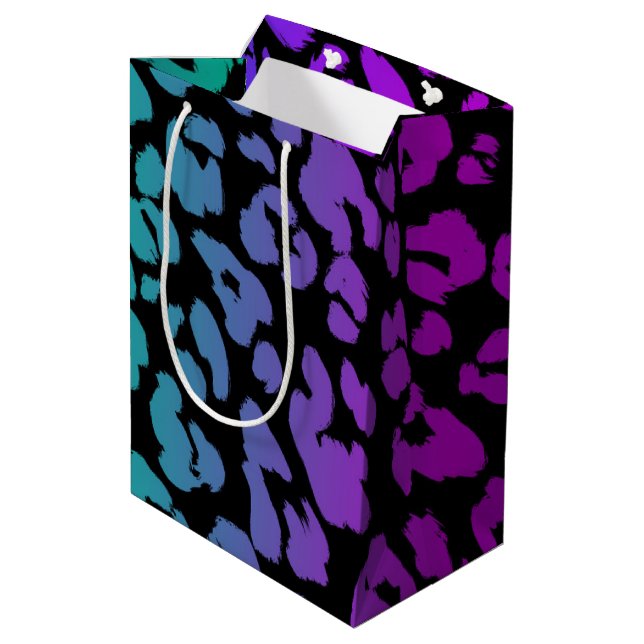 Sac Cadeau Moyen Série Léopard 1 (Dos Angle)
