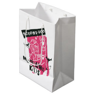 Sac Cadeau Moyen Shaggy and Scooby Doo Meddling Kids Punk Outline