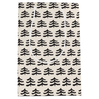 Sac Cadeau Moyen Simple À feuillage persistant