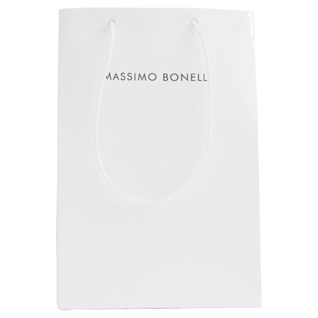 Sac Cadeau Moyen Simple Élégant Moderne (Devant)