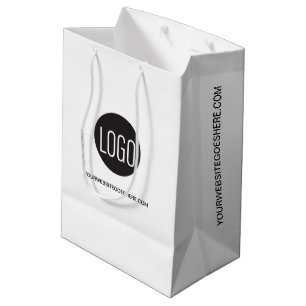 Sac Cadeau Moyen Site simple personnalisé d'entreprise Votre site W