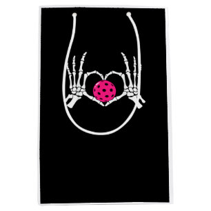 Sac Cadeau Moyen Skeleton Mains Coeur Signer Drôle Pickle Valentine