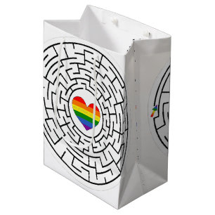 Sac Cadeau Moyen SlipperyJoe's orgueil labyre de labyrinthe de flèc