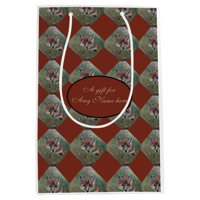 Sac Cadeau Moyen Sly M. Fox (Devant)
