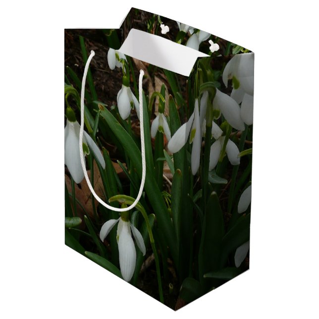 Sac Cadeau Moyen Snowdrops I (Dos Angle)