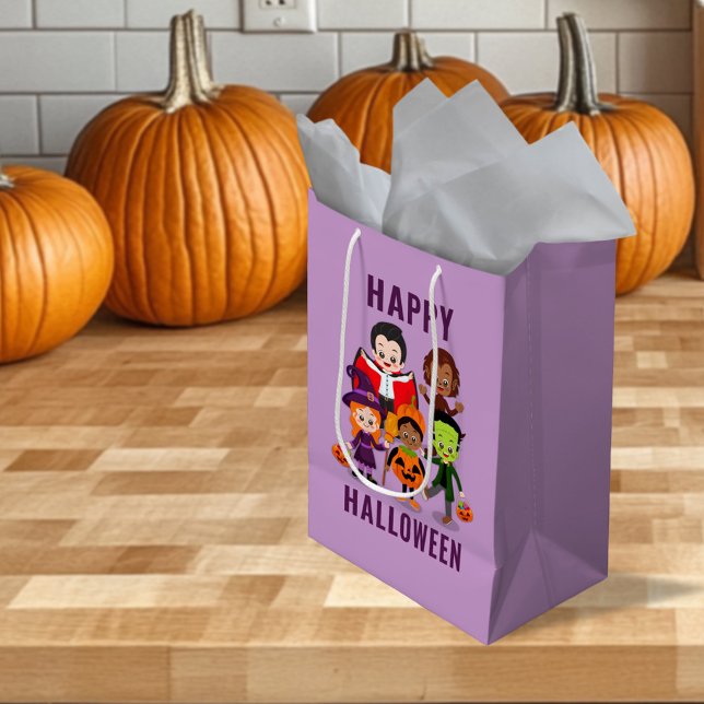 Sac Cadeau Moyen Soirée costumée pour enfants d'Halloween (Créateur téléchargé)