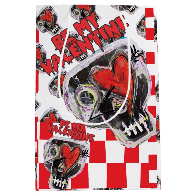 SAC CADEAU MOYEN SOIS MA VALENTINE (Devant)