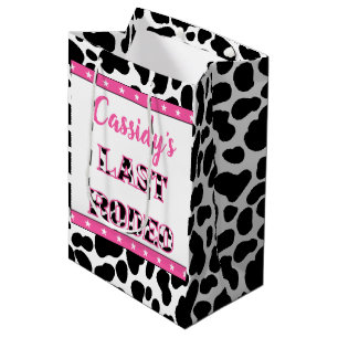 Sac Cadeau Moyen Son Dernière Rode Disco Cowgirl Bachelorette Party